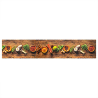 Tappeto da Cucina Lavabile-Tappetino da Cucina Spezie 60x300 cm Velluto 805032