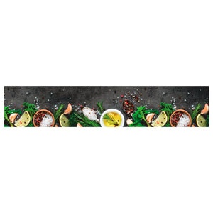 Tappeto da Cucina Lavabile Spezie 60x300 cm Velluto 4005610