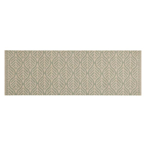 Tappeto da Cucina Lavabile Foglie 60x180 cm in Velluto