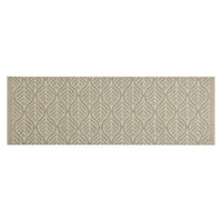 Tappeto da Cucina Lavabile-Tappetino da Cucina Foglie 60x180 cm in Velluto