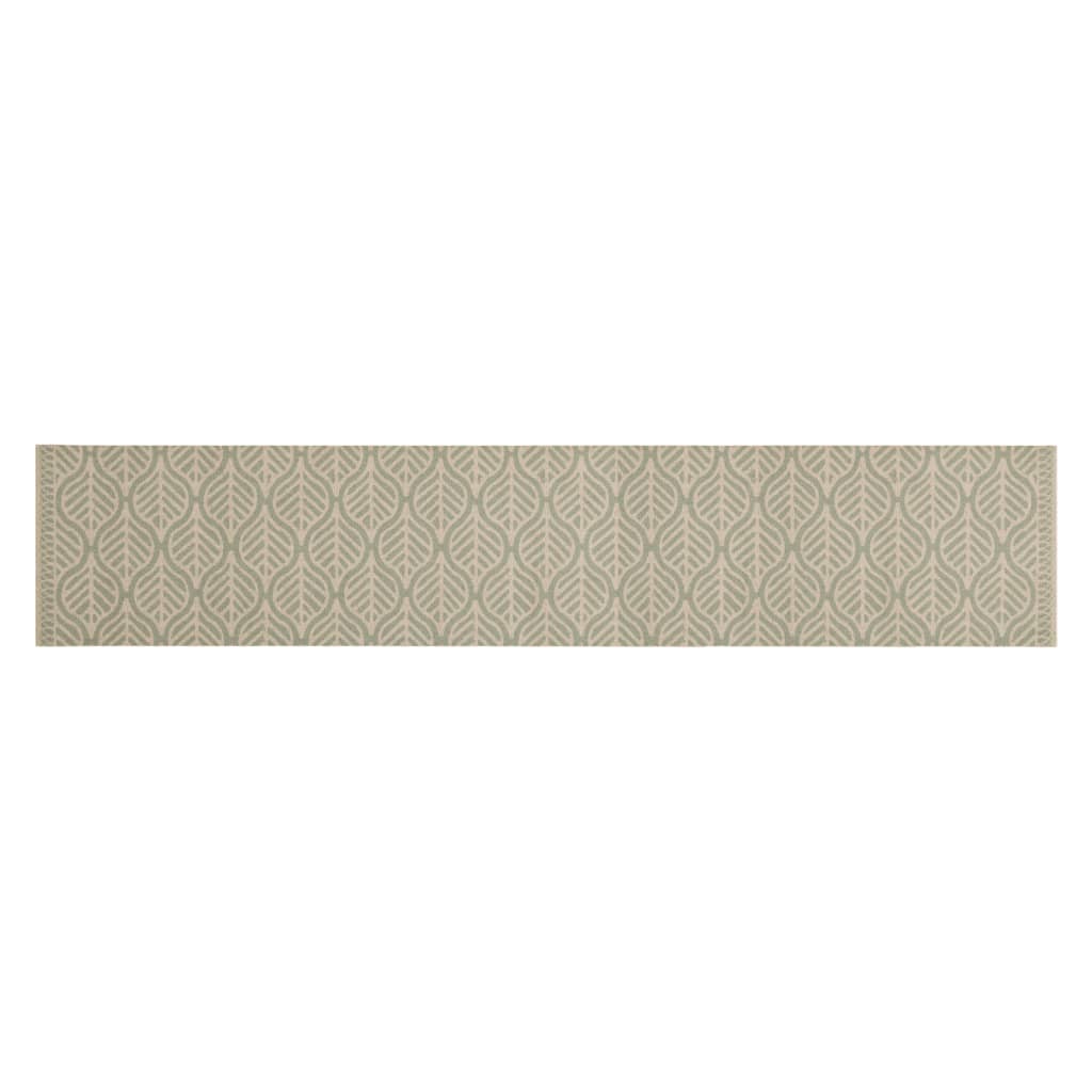 Tappeto da Cucina Lavabile Foglie 60x300 cm in Velluto 4005634