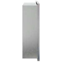 Nicchia per Doccia Argento Spazzolato 32x32x9cm in Acciaio Inox