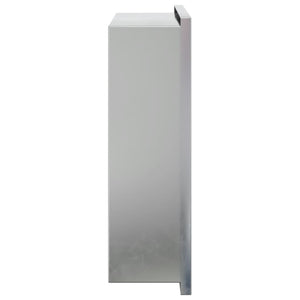 Nicchia per Doccia Argento Spazzolato 32x32x9cm in Acciaio Inox