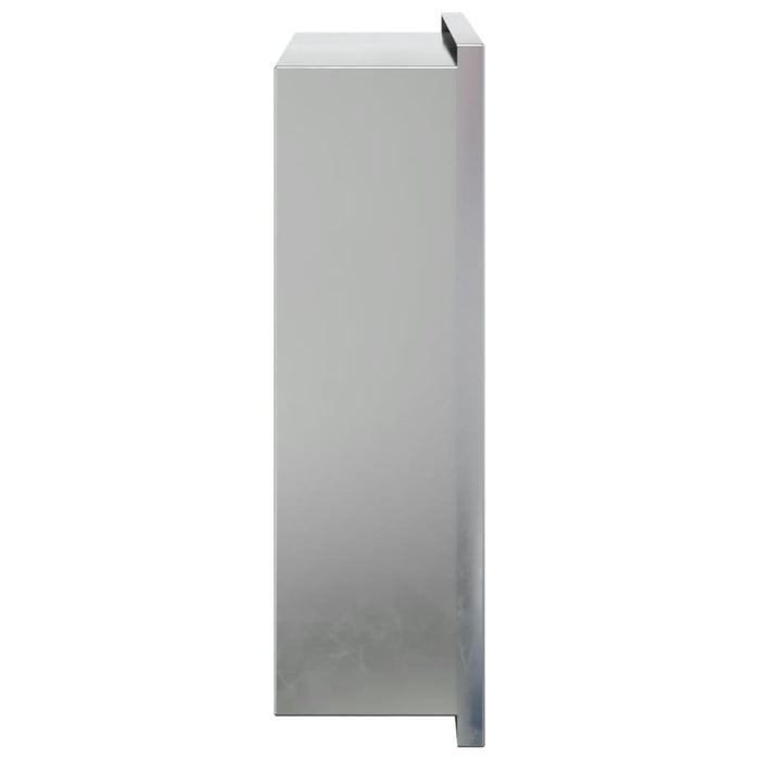 Nicchia per Doccia Argento Spazzolato 32x32x9cm in Acciaio Inox