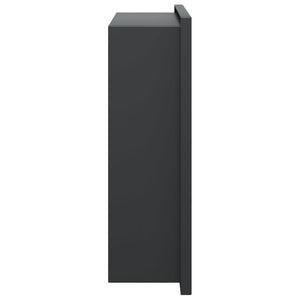 Nicchia per Doccia Nero Opaco 32x32x9cm in Acciaio Inox