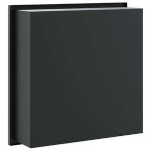 Nicchia per Doccia Nero Opaco 32x32x9cm in Acciaio Inox