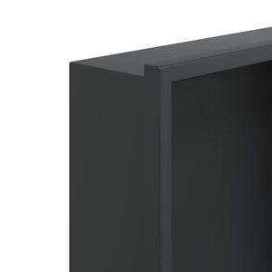 Nicchia per Doccia Nero Opaco 32x32x9cm in Acciaio Inox