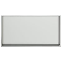 Nicchia per Doccia Argento Spazzolato 62x32x9cm in Acciaio Inox 4005128