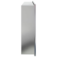 vidaXL Nicchia per Doccia Argento Spazzolato 62x32x9cm in Acciaio Inox