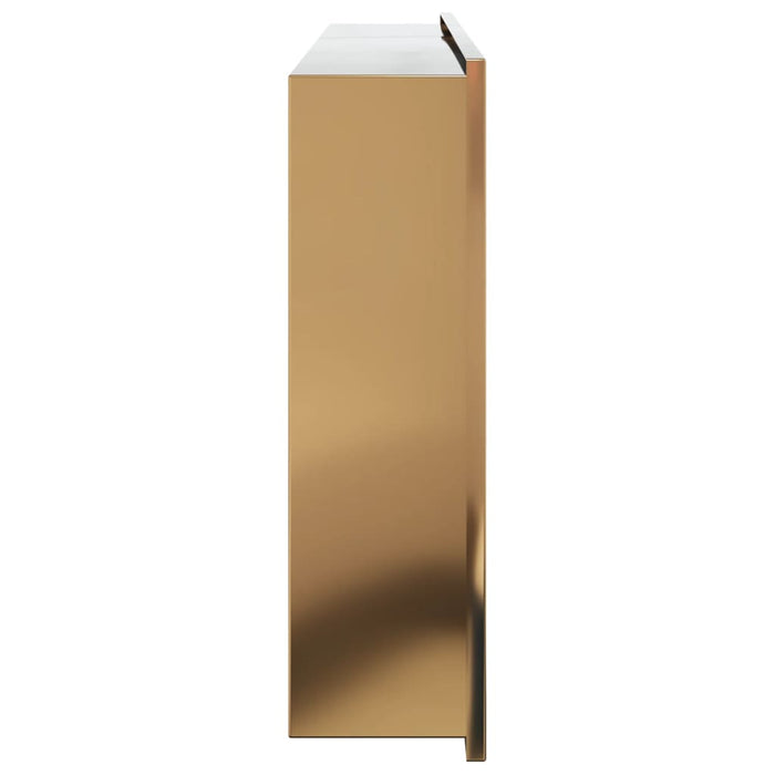 vidaXL Nicchia per Doccia Oro Spazzolato 62x32x9cm in Acciaio Inox