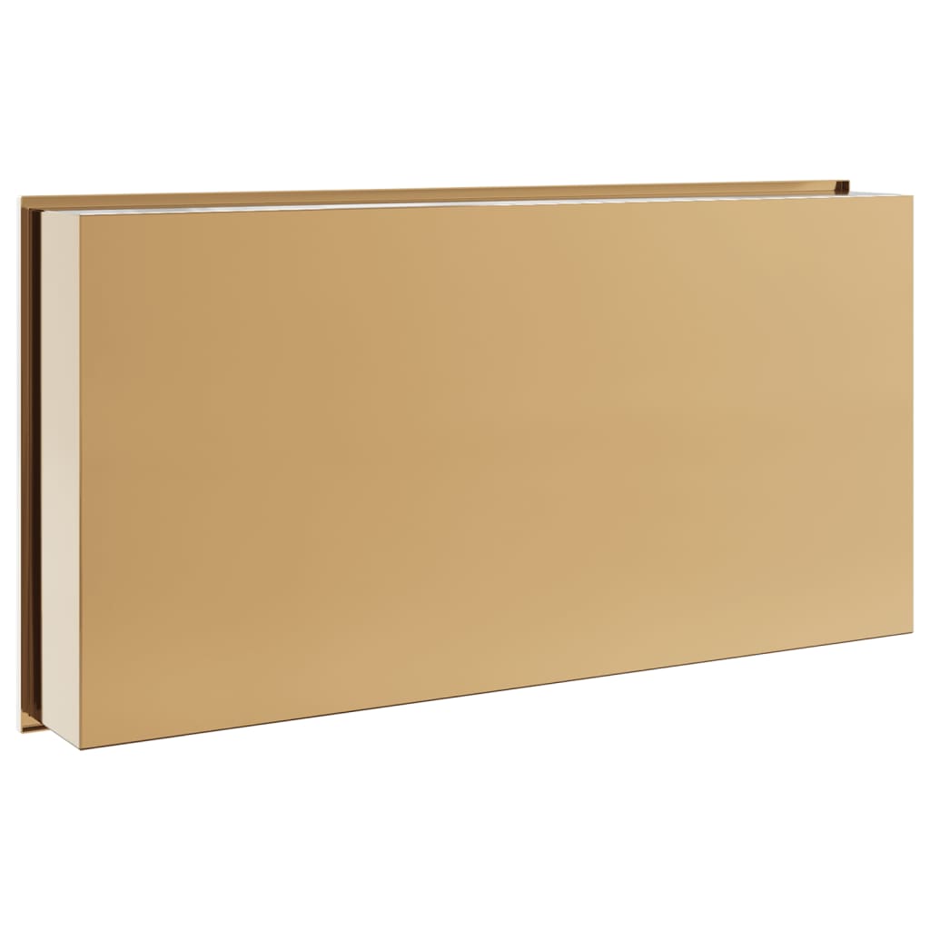 vidaXL Nicchia per Doccia Oro Spazzolato 62x32x9cm in Acciaio Inox