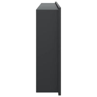 Nicchia per Doccia Nero Opaco 62x32x9cm in Acciaio Inox