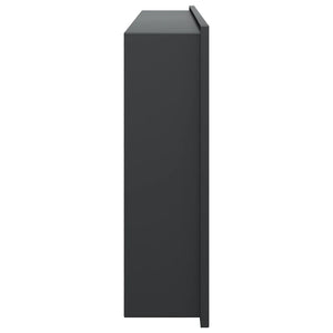 Nicchia per Doccia Nero Opaco 62x32x9cm in Acciaio Inox