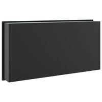 Nicchia per Doccia Nero Opaco 62x32x9cm in Acciaio Inox