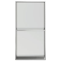 Nicchia per Doccia Argento Spazzolato 32x62x9cm in Acciaio Inox