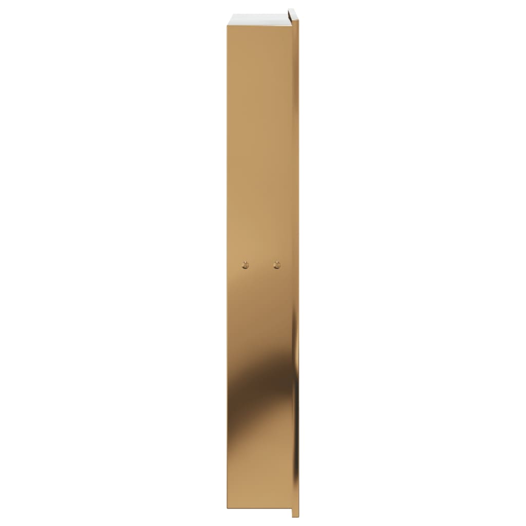 Nicchia per Doccia Oro Spazzolato 32x62x9cm in Acciaio Inox 4005133