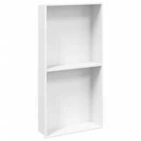 Nicchia per Doccia Bianco Opaco 32x62x9cm in Acciaio Inox 4005135