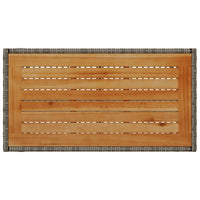 Set Divani da Giardino 4 pz con Cuscini in Polyrattan Grigio