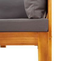 Set Divano da Giardino 5 pz con Cuscini Legno Massello Acacia 3214871