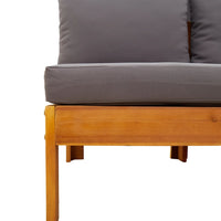 Set Divano da Giardino 5 pz con Cuscini Legno Massello Acacia 3214872