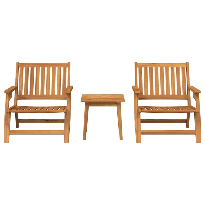 Set da pranzo per esterni 3 pcs Marrone 3214432