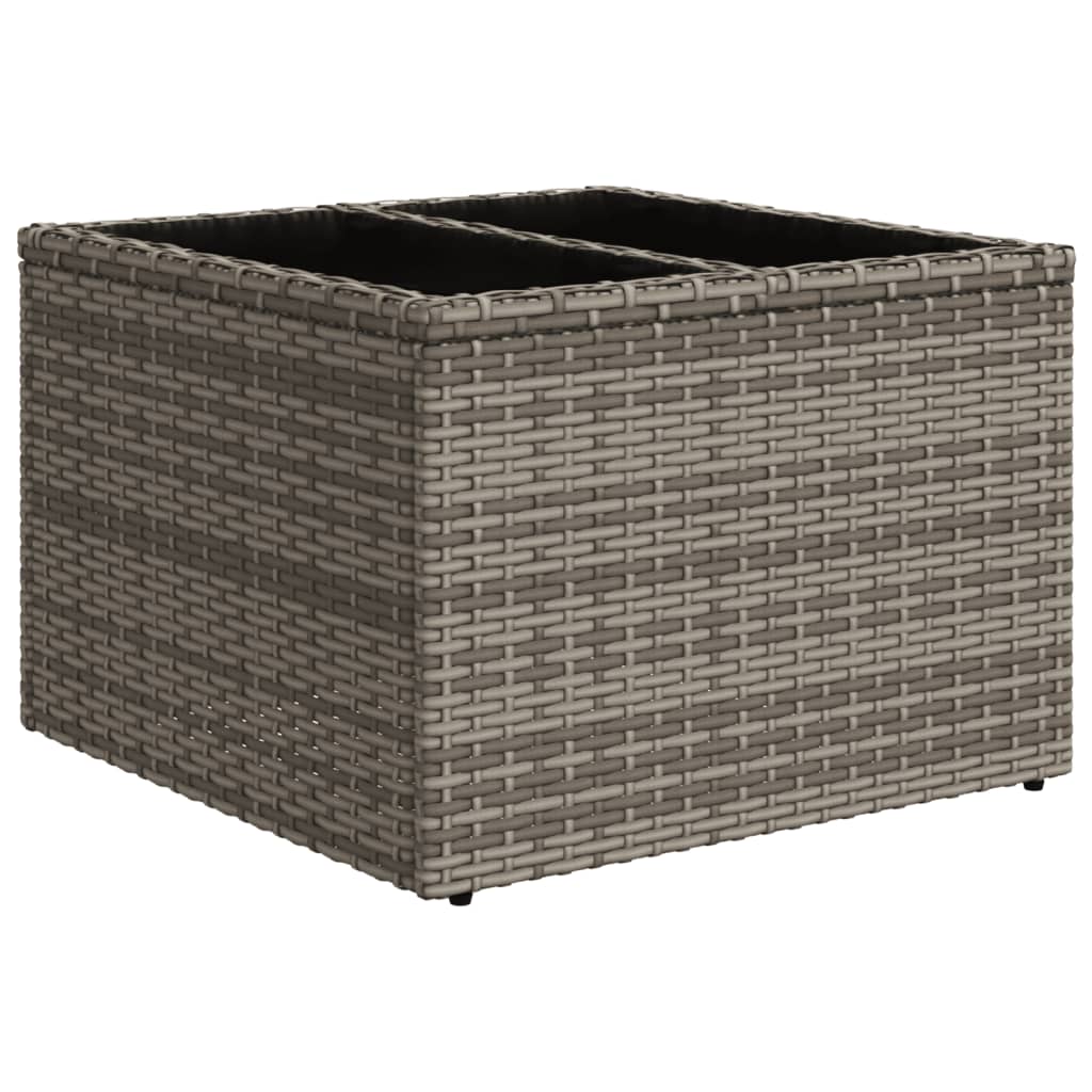 Set Divano da Giardino 5 pz con Cuscini-Sofa da Giardino-Divanetto da esterno Grigio in Polyrattan 787183