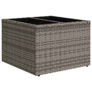 Set Divano da Giardino 6 pz con Cuscini Grigio in Polyrattan 3222539