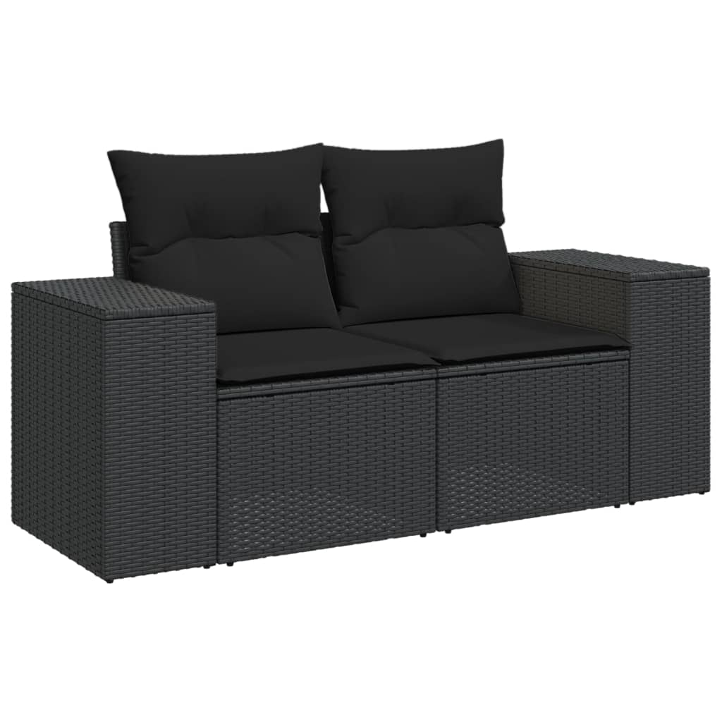 Set Divani da Giardino 5 pz con Cuscini in Polyrattan Nerocod mxl 92230