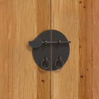 Set Mobili da Bagno 2 pz in Legno Massello di Pino 3223456