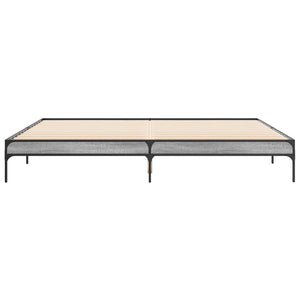 Giroletto Grigio Sonoma 200x200 cm in Legno Multistrato Metallo 844999