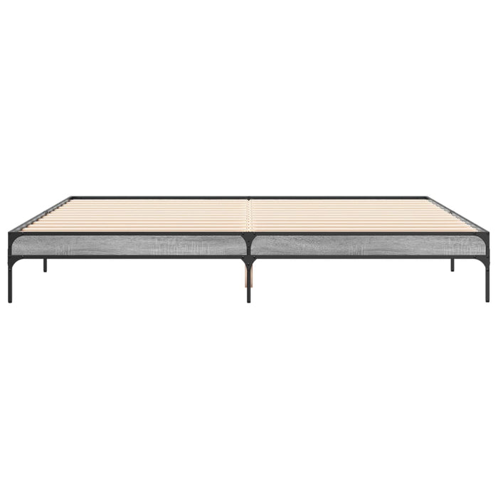 Giroletto Grigio Sonoma 200x200 cm in Legno Multistrato Metallo 844999