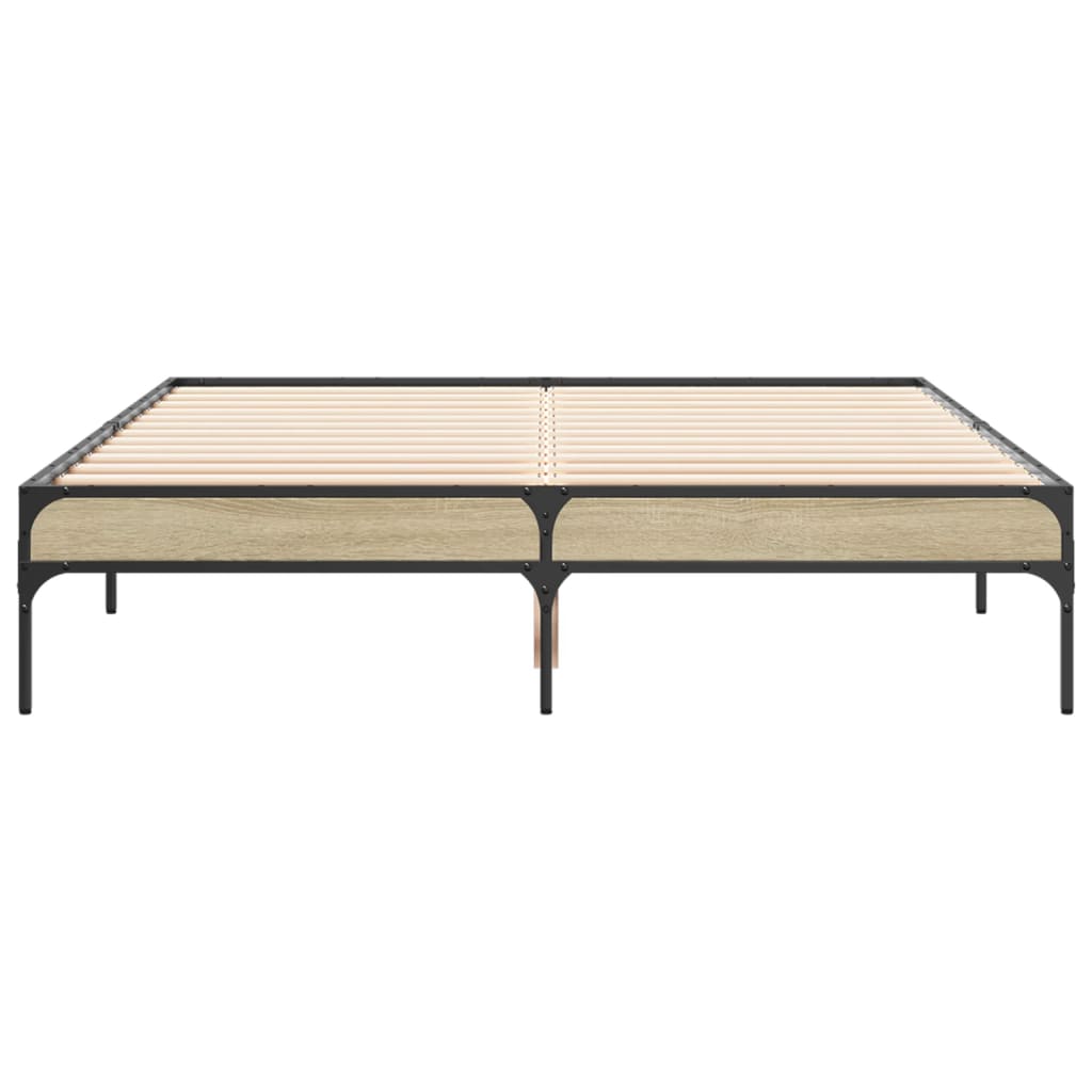 Giroletto Rovere Sonoma 135x190 cm in Legno Multistrato Metallo 845042