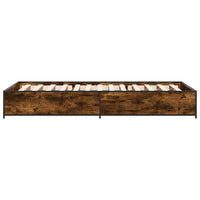 Giroletto Rovere Fumo 100x200 cm in Legno Multistrato e Metallo 845108