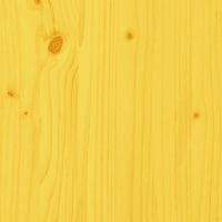 vidaXL Sedia Adirondack con Ottomana Gialla in Legno Massello di Abete