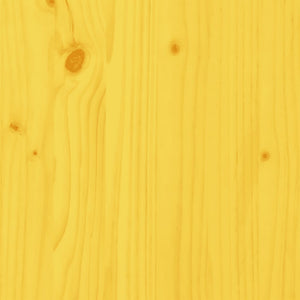 vidaXL Sedia Adirondack con Ottomana Gialla in Legno Massello di Abete