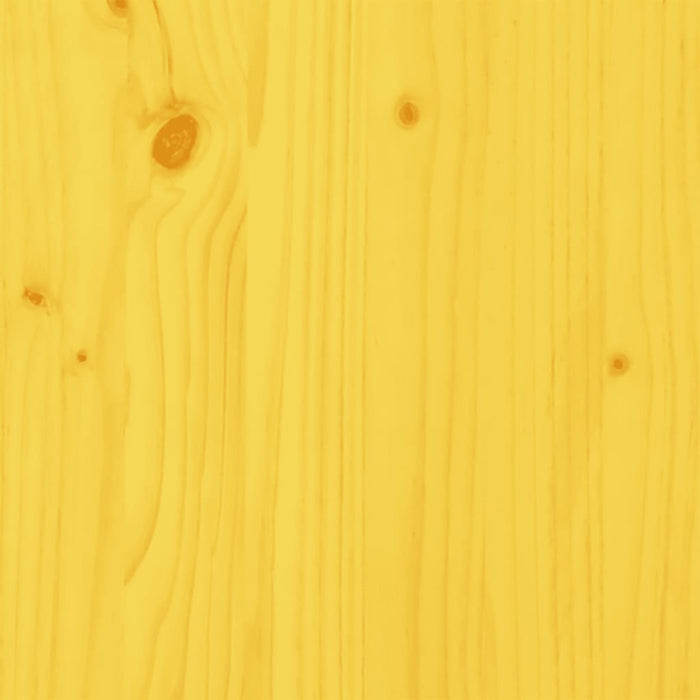 vidaXL Sedia Adirondack con Ottomana Gialla in Legno Massello di Abete