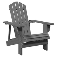 Sedia Adirondack Grigia 69x85x90,5 cm Legno Massello di Abete 4007244