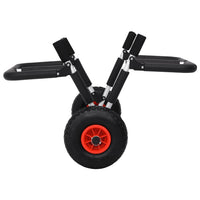 Carrello SUP per 2 Tavole da Surf Pieghevole 90 kg in Alluminio 94872