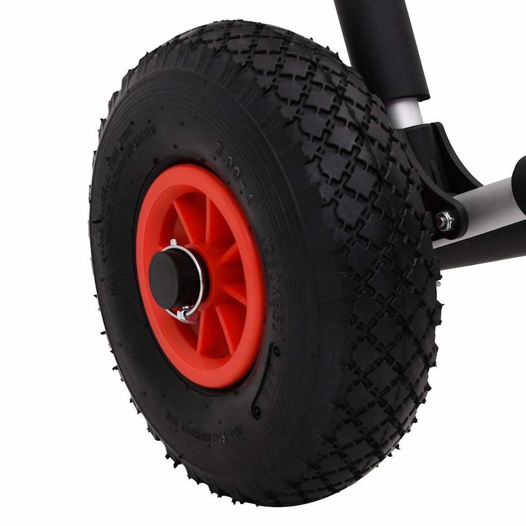 Carrello SUP per 2 Tavole da Surf Pieghevole 90 kg in Alluminio 94872