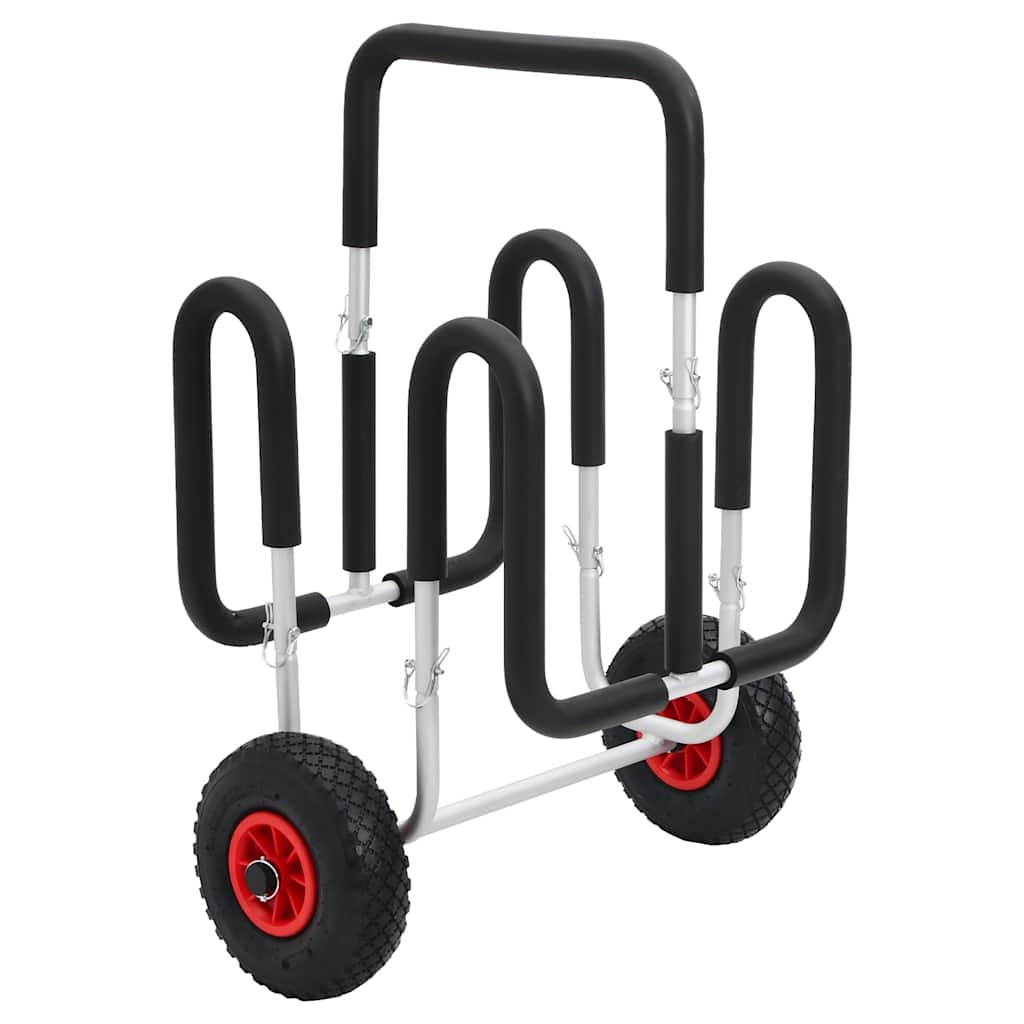 Carrello SUP per 2 Tavole da Surf 90 kg in Alluminio 94877