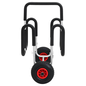 Carrello SUP per 2 Tavole da Surf 90 kg in Alluminio 94877
