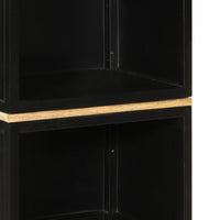 Mobile da Bagno 40x27x180 cm in Ferro e Legno Massello di Mango 3217108