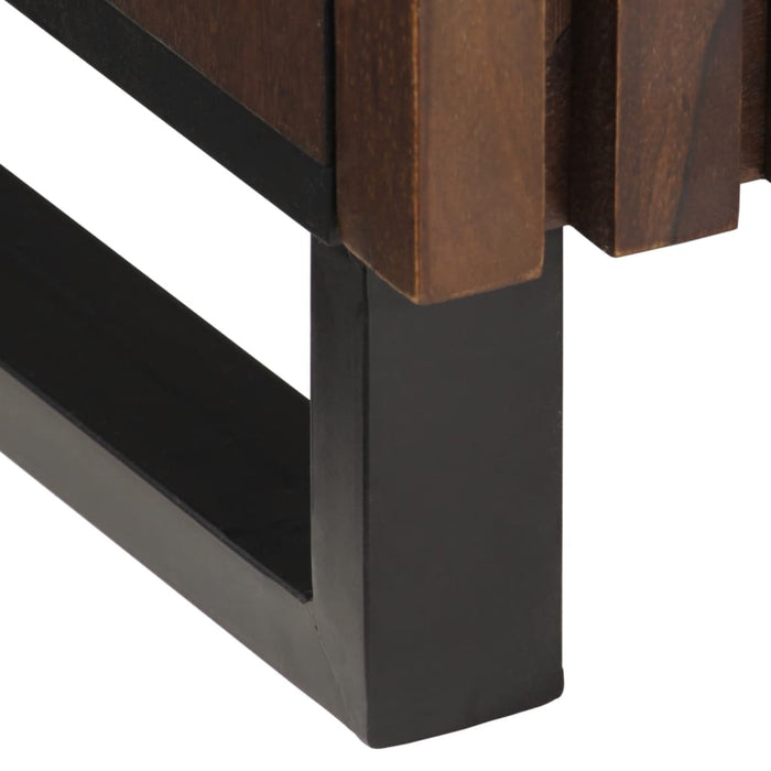 vidaXL Credenze 3 pz 60x34x75 cm in Legno Massello di Mango