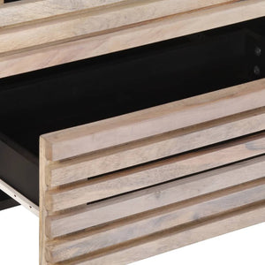 Credenze 3 pz 60x34x75 cm in Legno Massello di Mango 3217085