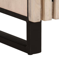 Credenze 3 pz 60x34x75 cm in Legno Massello di Mango 3217085