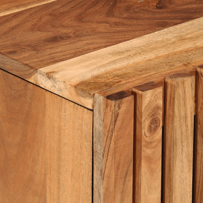 vidaXL Set Mobili da Bagno 2pz in Legno Massello di Acacia