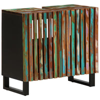 vidaXL Set Mobili da Bagno 3pz in Legno Massello di Acacia