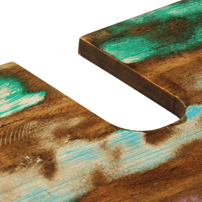 vidaXL Set Mobili da Bagno 4 pz in Legno Massello di Acacia