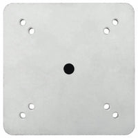 Base per Ombrellone Interrata Argento 16x16x39,5 cm Acciaio 4003367