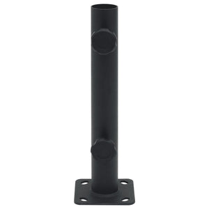 Base per Ombrellone per Palo da Ø32/34/38 mm Nero Opaco Acciaio 4003371